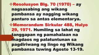 memorandum sirkular blg 488|FIL11 Aralin.